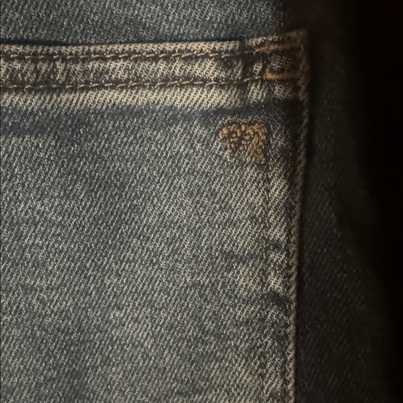 Madewell Blue Denim, Wide Leg Vintage Crop Jean - Picture 5 of 6